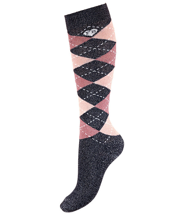 Calze al ginocchio glitterate per bambini Caro