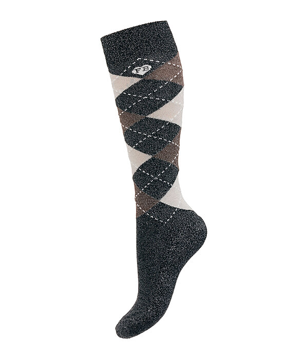 Calze al ginocchio glitterate per bambini Caro