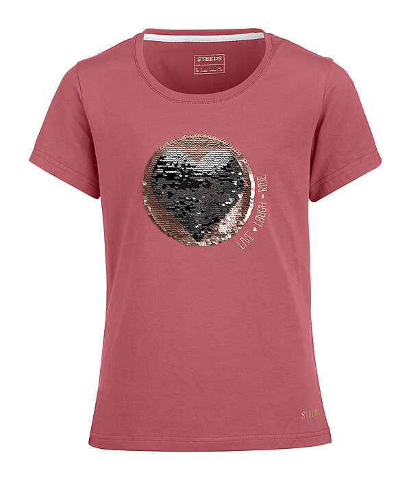 T shirt per bambini con paillettes reversibili Mala Kramer Equitazione