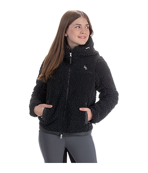 Felpa in pelliccia sintetica con cappuccio per bambini Jean