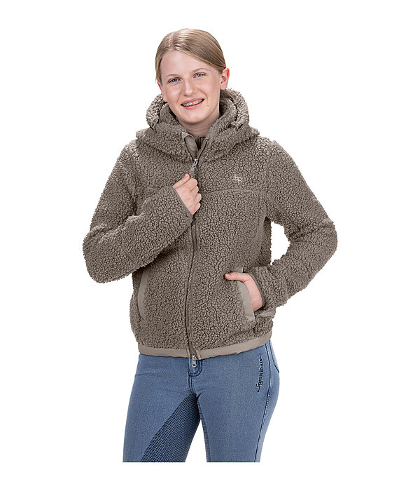 Felpa in pelliccia sintetica con cappuccio per bambini Jean