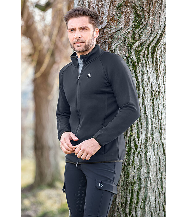 Felpa con zip Performance Stretch da uomo Addison