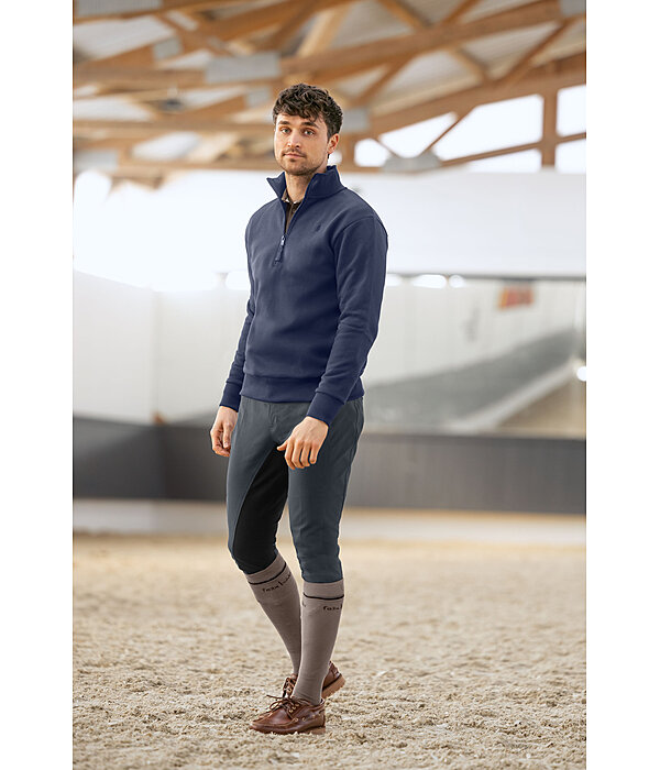 Felpa con mezza zip da uomo Portland