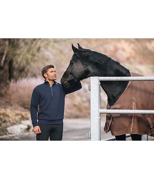 Felpa con mezza zip da uomo Portland