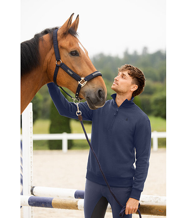 Felpa con mezza zip da uomo Portland