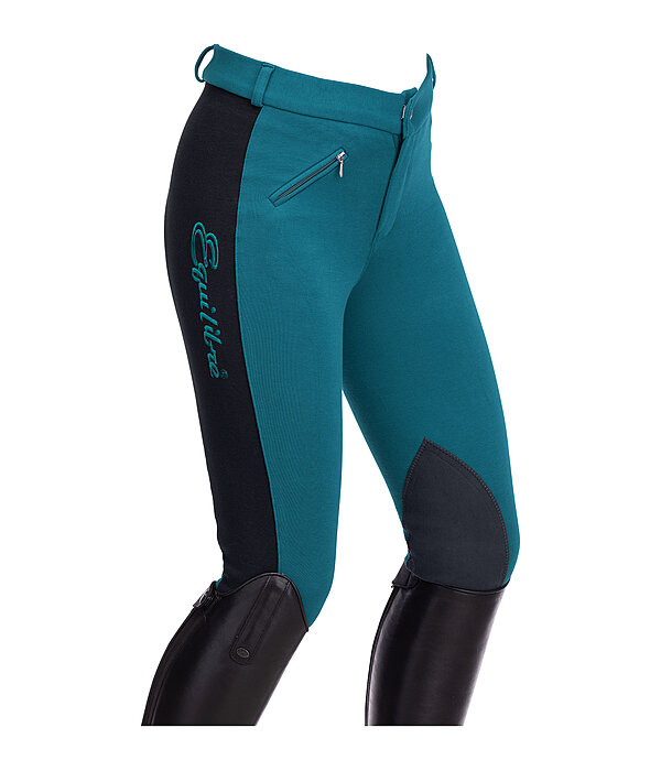Pantaloni da equitazione con grip al ginocchio per bambini Cora