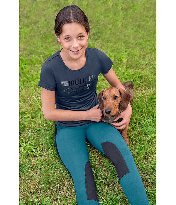 Pantaloni da equitazione con grip al ginocchio per bambini Cora