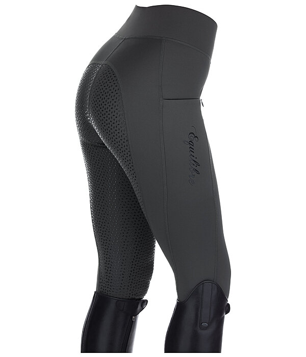 Leggings da equitazione termici full grip Hermine