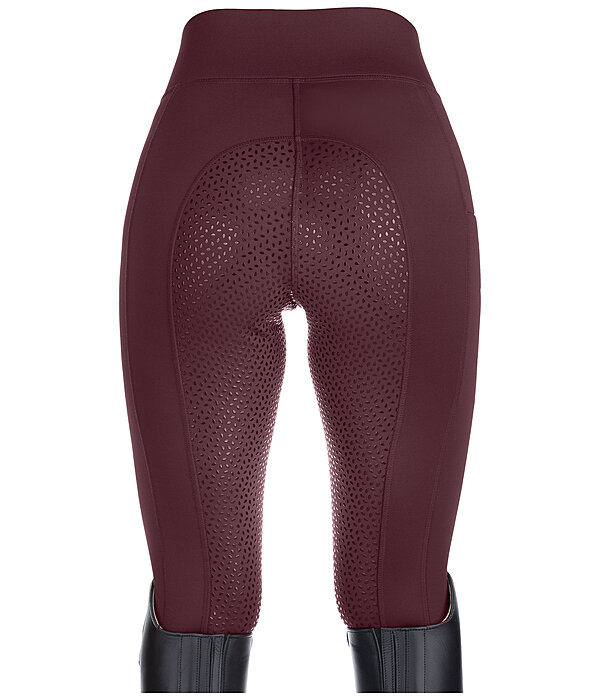 Leggings da equitazione termici full grip Hermine