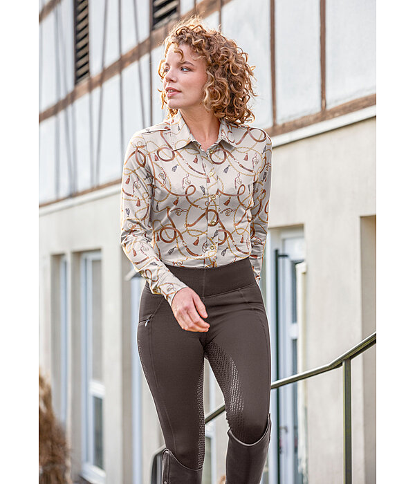 Leggings da equitazione termici full grip Hermine