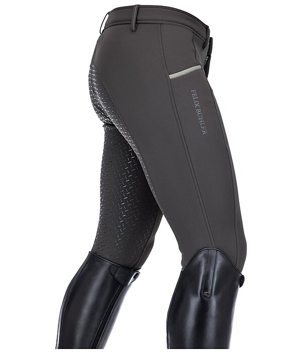 Pantaloni da equitazione softshell da uomo full grip Oliver