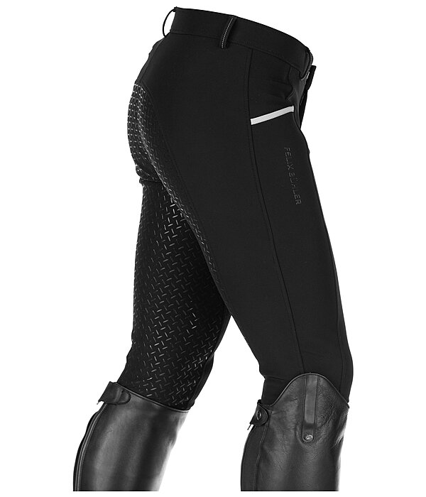 Pantaloni da equitazione softshell da uomo full grip Oliver