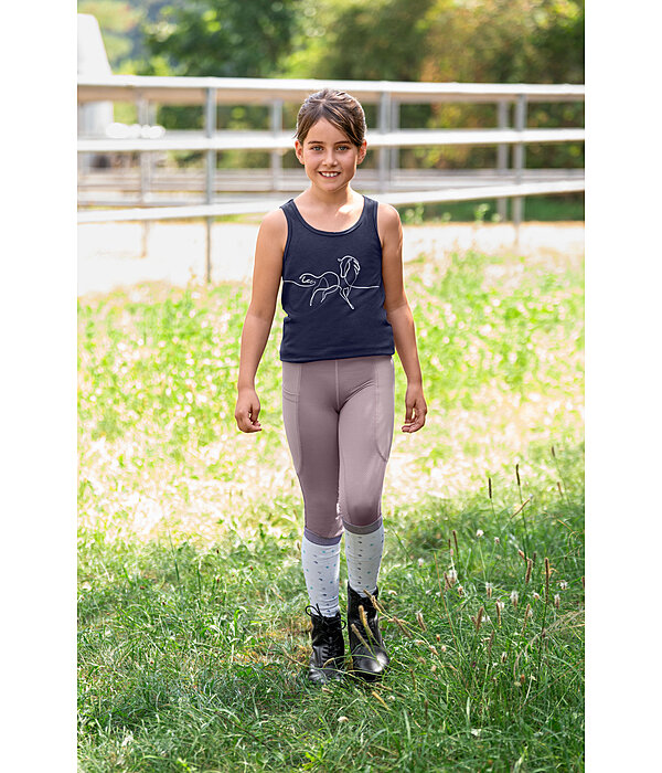 Leggings da equitazione estivi full grip  per bambini Mesh Sunny