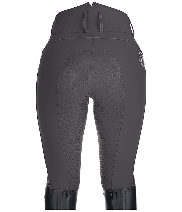 Pantaloni da equitazione softshell a vita alta full grip Ariana