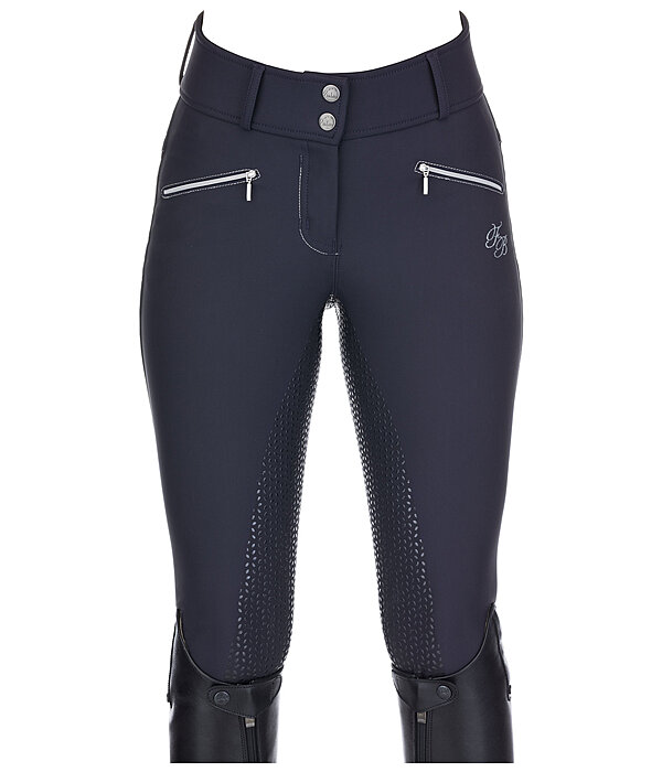 Pantaloni da equitazione softshell a vita alta full grip Ariana