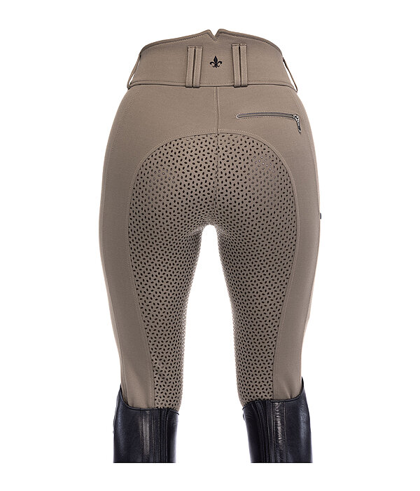 Pantaloni da equitazione full grip a vita alta comfort Juliane