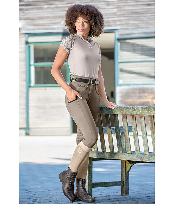 Pantaloni da equitazione a vita alta full grip Juliane