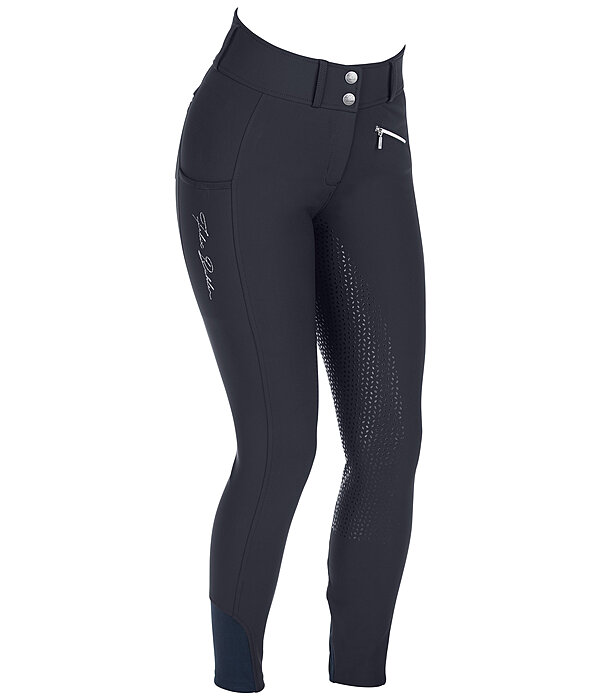Pantaloni da equitazione termici a vita alta full grip Elodie