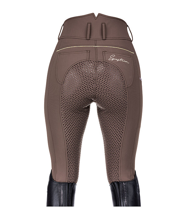 Pantaloni da equitazione termici a vita alta full grip Elodie