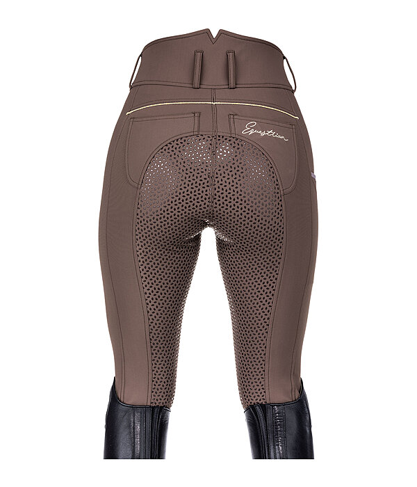 Pantaloni da equitazione termici pro a vita alta full grip Elodie