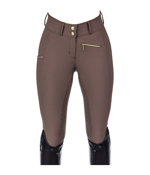 Pantaloni da equitazione termici a vita alta full grip Elodie