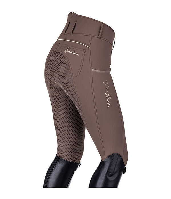 Pantaloni da equitazione termici a vita alta full grip Elodie