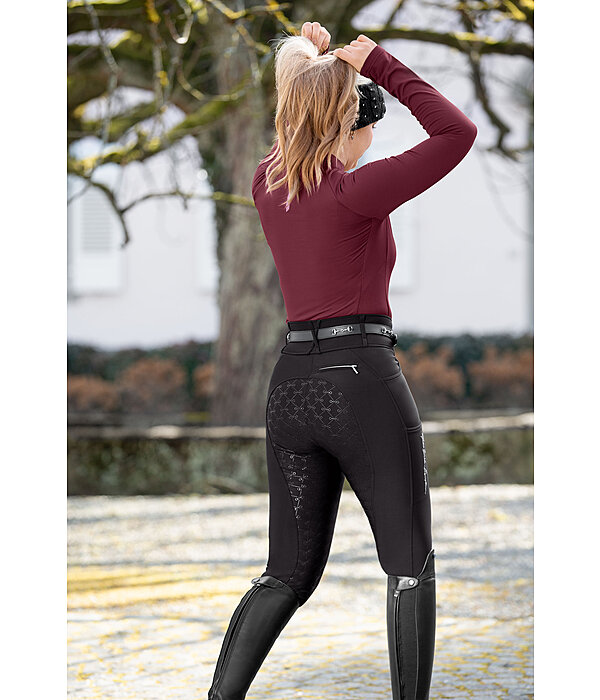 Pantaloni da equitazione termici pro full grip Jessica