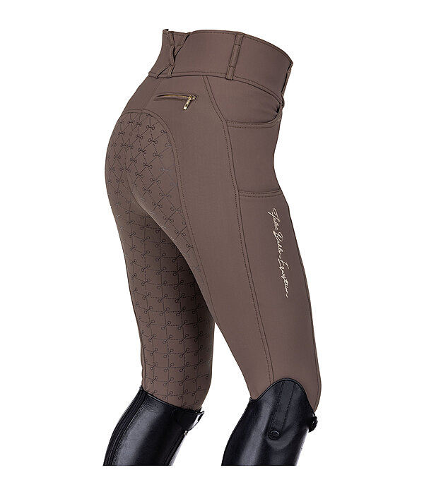 Pantaloni da equitazione termici pro full grip Jessica