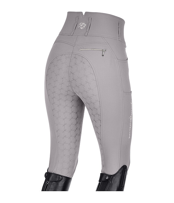 Pantaloni da equitazione full grip a vita alta comfort Tabea