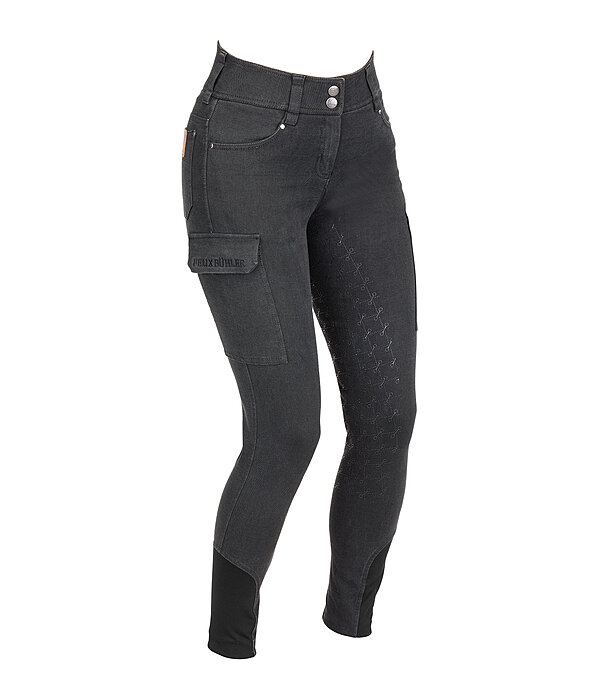 Jeans da equitazione full grip a vita alta Laura