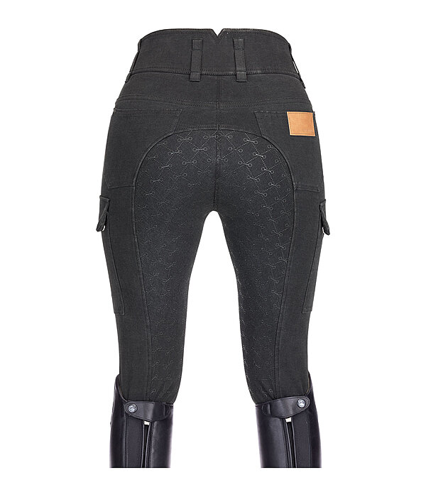 Jeans da equitazione full grip a vita alta Laura