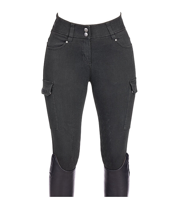 Jeans da equitazione full grip a vita alta Laura