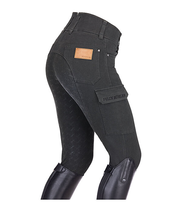 Jeans da equitazione full grip a vita alta Laura