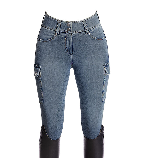 Jeans da equitazione full grip a vita alta Laura