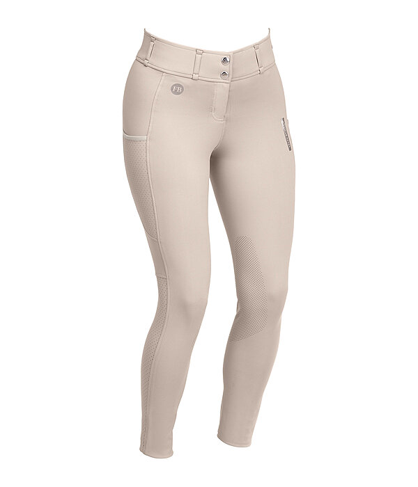 Pantaloni da equitazione hybrid con grip al ginocchio Mesh Romy