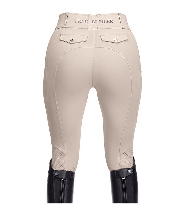 Pantaloni da equitazione hybrid con grip al ginocchio Mesh Romy