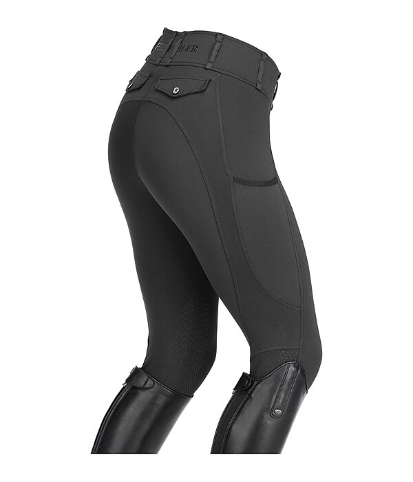 Pantaloni da equitazione hybrid con grip al ginocchio Mesh Romy