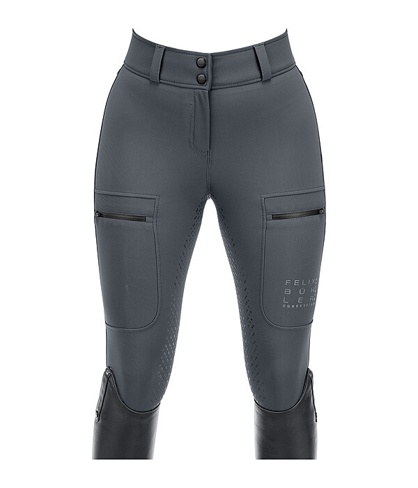 Pantaloni da equitazione termici softshell full grip Cosima