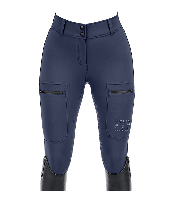 Pantaloni da equitazione termici softshell full grip Cosima