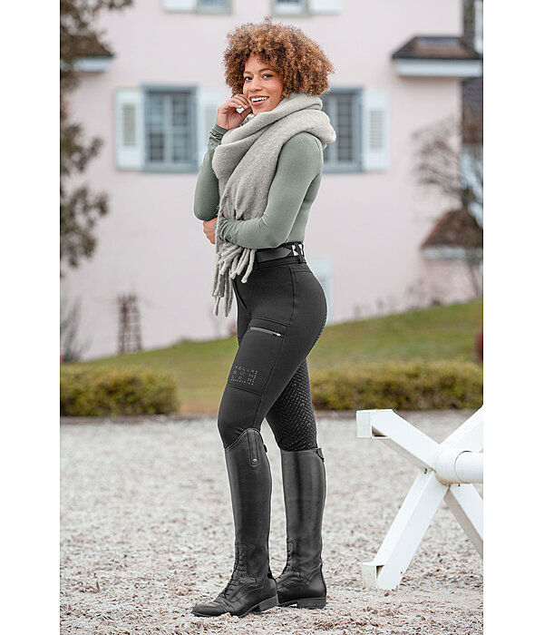Pantaloni da equitazione termici softshell full grip Cosima