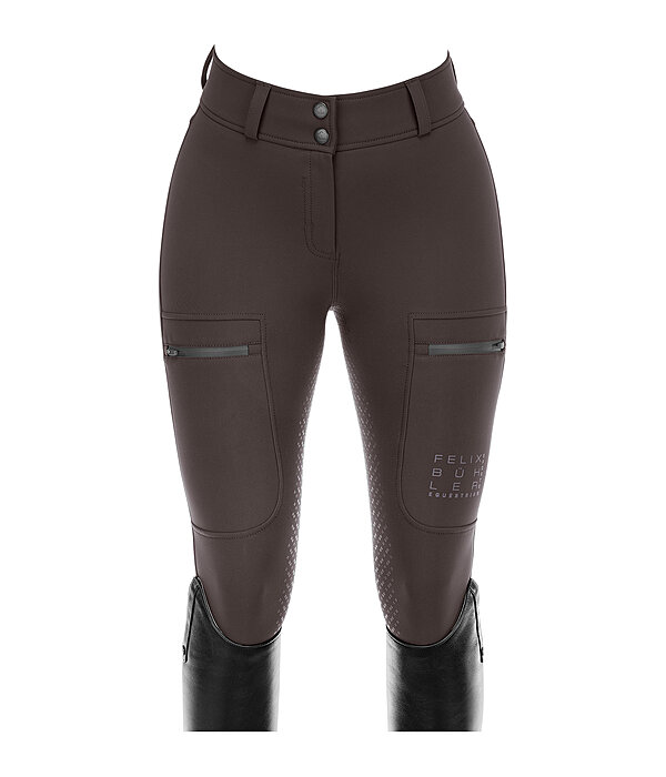 Pantaloni da equitazione termici softshell full grip Cosima