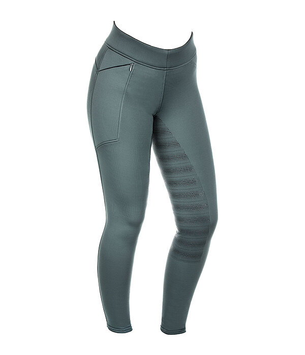 Leggings da equitazione termici a vita alta full grip per bambini Lima