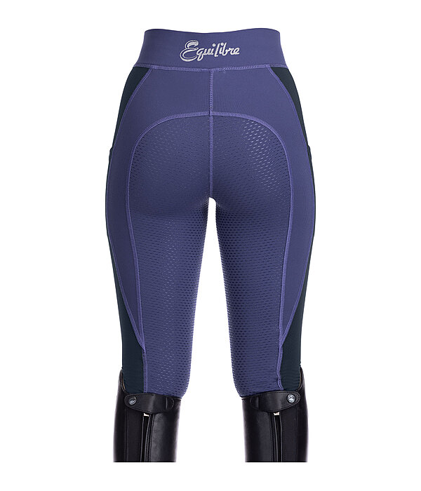 Leggings da equitazione estivi full grip per bambini Mesh Jascha