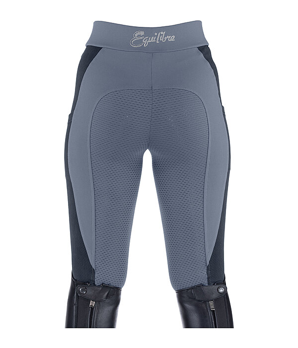 Leggings da equitazione estivi full grip per bambini Mesh Jascha