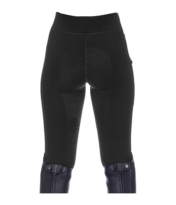 Leggings da equitazione termici full grip per bambini Snow
