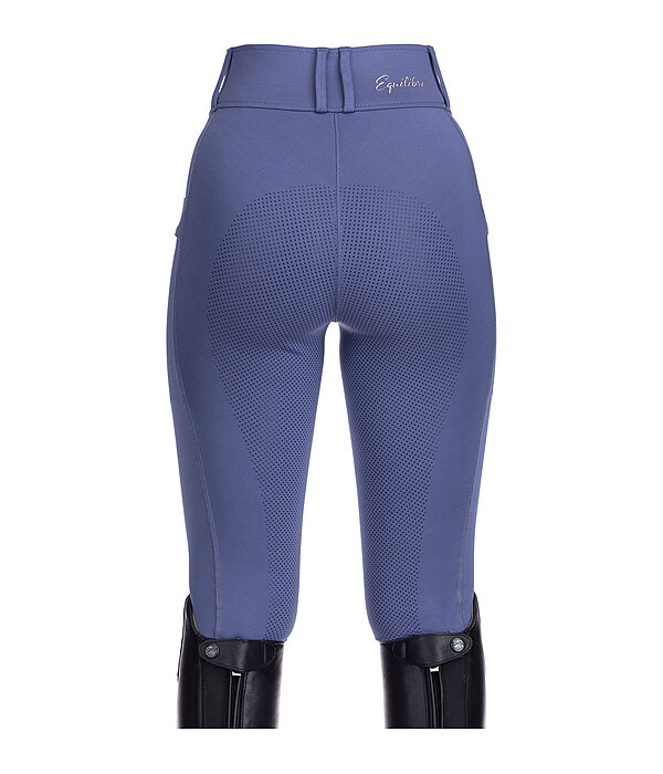 Pantaloni da equitazione hybrid full grip per bambini Ilva