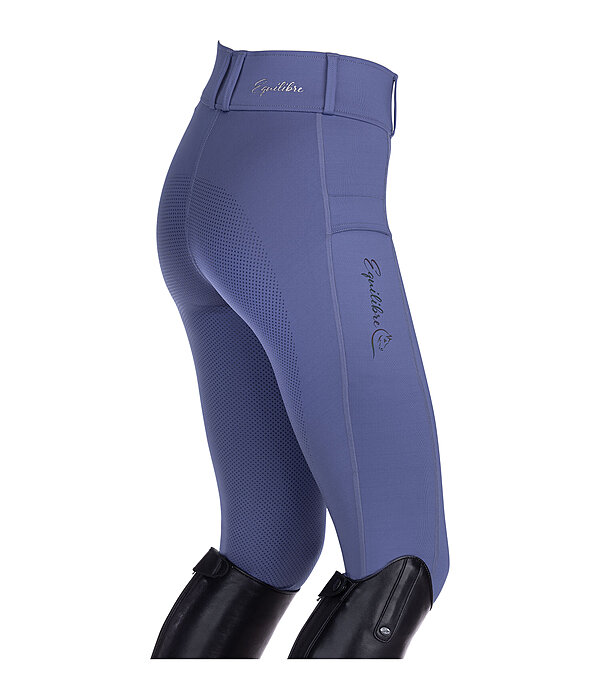 Pantaloni da equitazione hybrid full grip per bambini Ilva