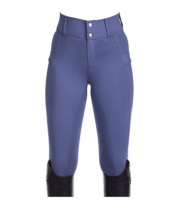 Pantaloni da equitazione hybrid full grip per bambini Ilva