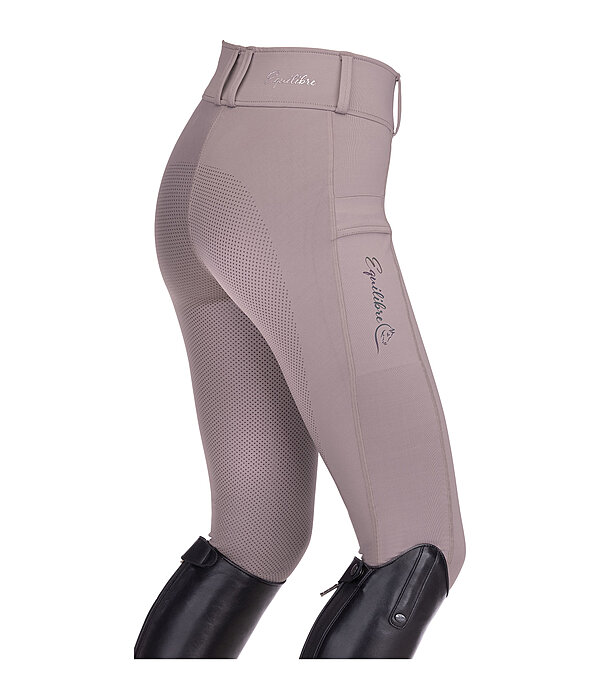 Pantaloni da equitazione hybrid full grip per bambini Ilva