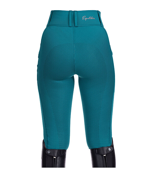 Pantaloni da equitazione hybrid full grip per bambini Ilva